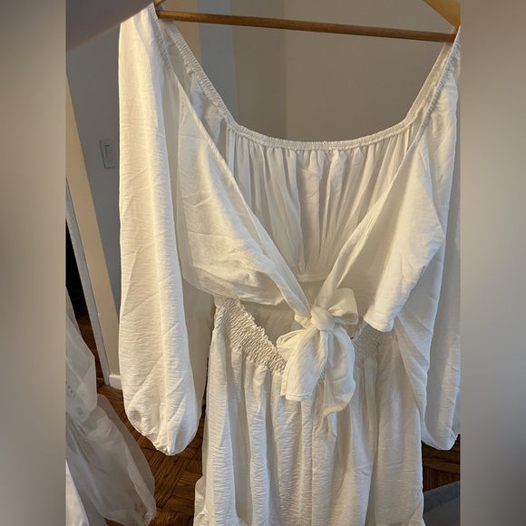 White flowy dress, L - Picture 1 of 4